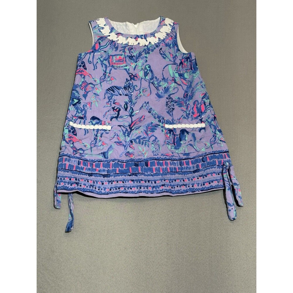 Lilly Pulitzer Little Lilly Classic Size 3T Purple Rainforest Zebra Accent